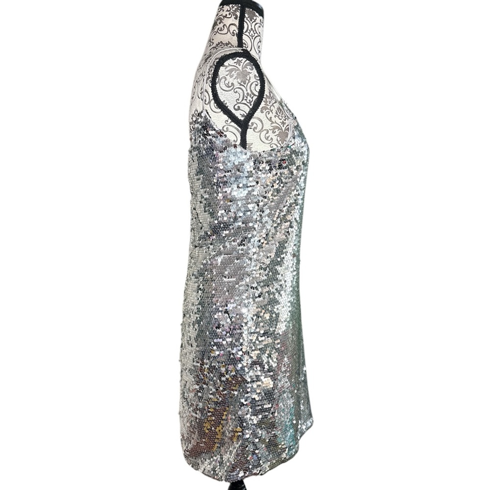Forest Lily Silver Sequin Dress with Jacket - Picture 7 of 16